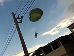 Paratroopers Get Blown Off Course By Gusty Winds
