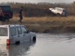 Patrol Gives A Jeep A Pull
