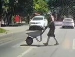 Pedestrian Crossing Not Wheelbarrow Crossing
