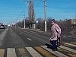Pedestrian Gets Fucking Creamed
