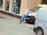 Pedestrian Is Horrifically Mowed Down
