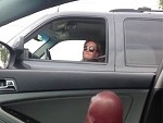Perv Entertains Woman Whilst Driving
