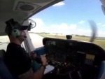 Pilot Has Some Steering Issues Upon Landing
