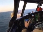 Pilots View For A Carrier Landing
