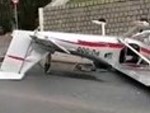 Plane Comes Down On A Residential Street
