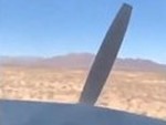 Planes Emergency Desert Landing Filmed From Inside
