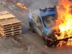 Police Car Is Cooked
