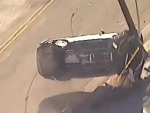 Police Chase Comes To A Dramatic End
