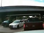 Police Stupidity Causes An Innocent Car To Crash
