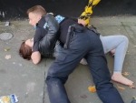 Poor Cop Dealing With A Coupla Slags
