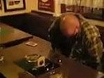 Pub Patron Is So Drunk He Simply Pisses In His Glass
