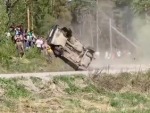 Rally Spectators Got A Great Crash View
