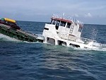 Retired Fishing Vessel Being Sunk To Make A Reef
