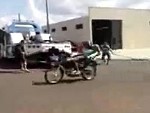 Rider Destroyed Because No One Thought To Make The Area Safe
