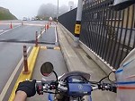 Rider Successfully Skips The Toll Both And Cops
