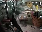 Rogue Wave Crashes Through A Restaurant In Italy
