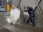 Saves The Bride A Fortune On Drycleaning
