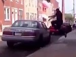 Schizo Gets KTFO Fighting An Empty Car