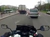Scooter Rider Is Very Cool About Almost Being Killed