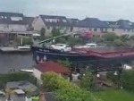 Ship Makes A Mess Of The Canal
