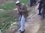 Shit For Brains Blows His Own Head Off
