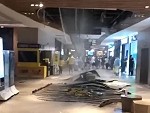 Shopping Mall Ceiling Gives Way Oops

