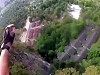 Short Basejump Lands Him On A Roof