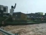 Sick Cunts Dive Into A Flooding River
