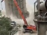 Silo Demolition - It Does Go Badly
