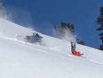 Snowmobiler Eats A Bag Of Dicks
