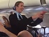 Soccer Fans Make Air Hostesses Job Impossible
