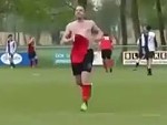 Soccer Player Celebrates A Bit Too Soon

