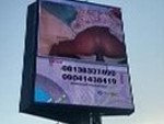 Someone Hacked A Billboard With Porn
