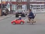 Son Picking Dad Up From The Pub
