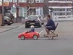 Son Picking Dad Up From The Pub
