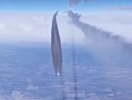 Spectacular Shot Of An Airliner Making Chemtrails
