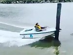 Speedboat Driver Did Not See The Big Fucking Pylon
