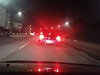 Street Racers Cutting Sick Late Night On The Freeway