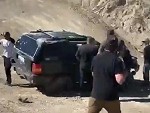 SUV Takes A Punishing Tumble
