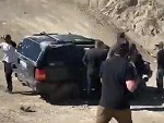SUV Takes A Punishing Tumble
