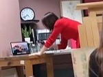 Teacher Loses Her Mind Over Some Pranks
