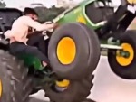 Tractor Gets Out Of Hand
