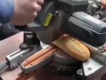 Tradie Making Lunch On Site
