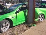 Tradie Wipes Out His Commodore Ute
