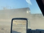 Train Disintegrates At A Level Crossing
