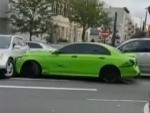 Trashes A Merc And Half The Street Fleeing Police
