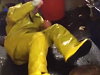 Trawlermen Trying To Pick Up An Electric Ray