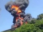Truck Crash Is An Instant Clusterfuck
