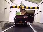 Truck Driver Forgot To Use His Brains
