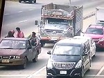 Truck Driver Just Didn't Bother Braking
